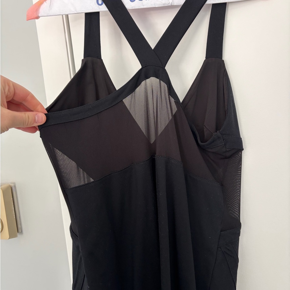 Bebe Black Mesh Dress